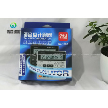 Custom Printing Electronic Calculator Paper Packaging Box